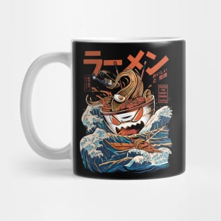 The black Great Ramen Mug